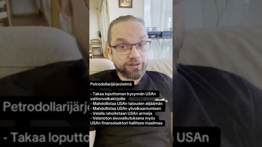 Petrodollarijärjestelmä - TikTok automaattisesti sensuroi tämän videon!